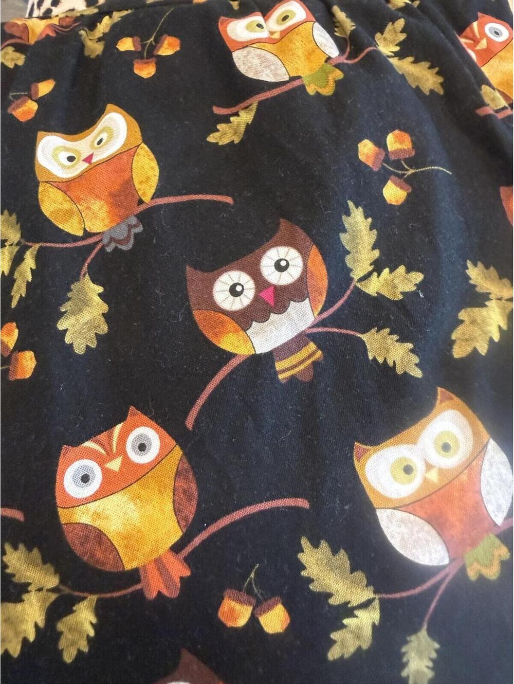 Retrolicious Owl Print Sleeveless Fit & Flare Dress Size M Black Cotton Pockets - Picture 14 of 15